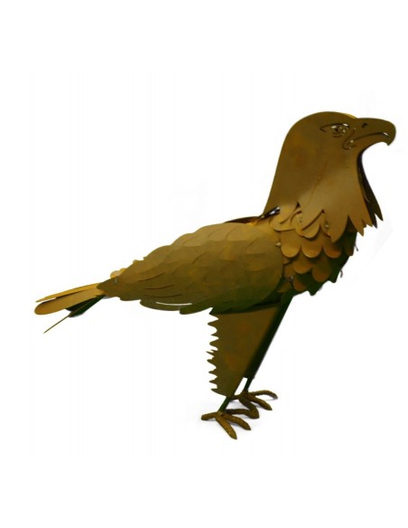 Edelrost Adler 3D 60cm hoch Dekoadler