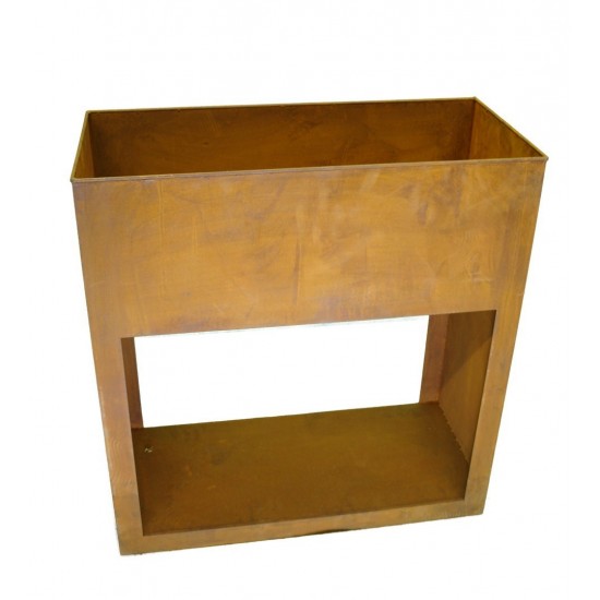 Edelrost Pflanzregal 35 x 80 x 85  für Holzbefüllung unten