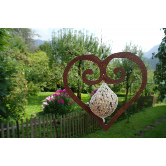 Rost Herz für Meisenknödel