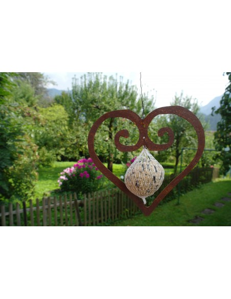 Rost Herz für Meisenknödel