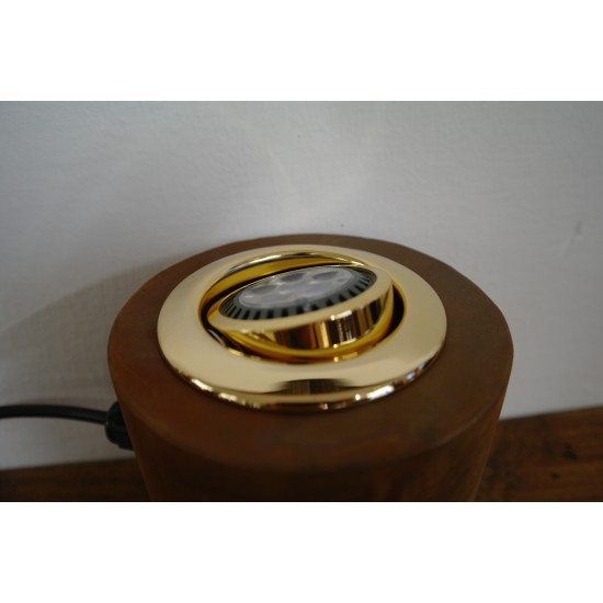 LED Strahler in Metallgehäuse, Rost beschichtet