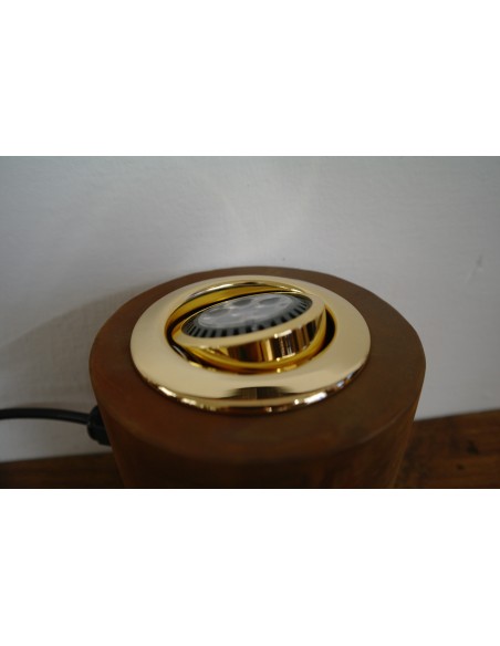 LED Strahler in Metallgehäuse, Rost beschichtet