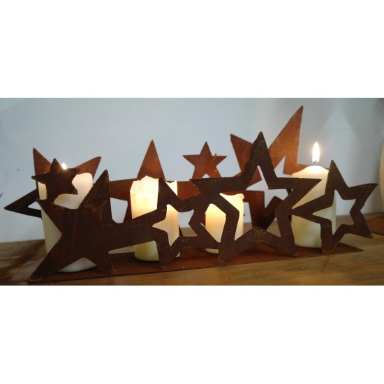 Sternenband doppelt auf Platte 40 cm breit