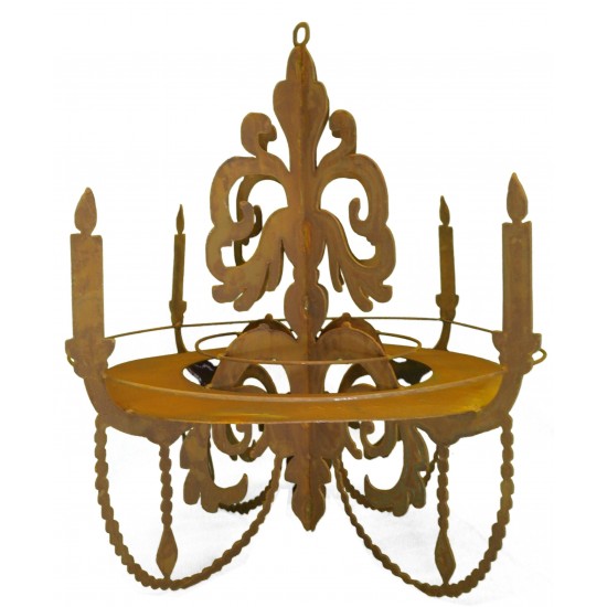 Kronleuchter 3D zum Aufhängen mit Ablage, H 60 cm, B 64 cm