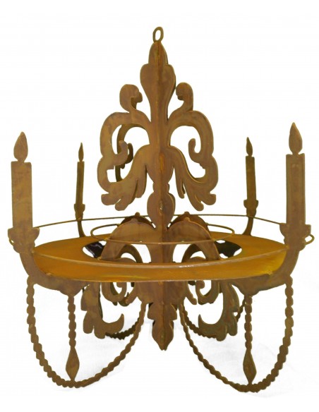 Kronleuchter 3D zum Aufhängen mit Ablage, H 60 cm, B 64 cm