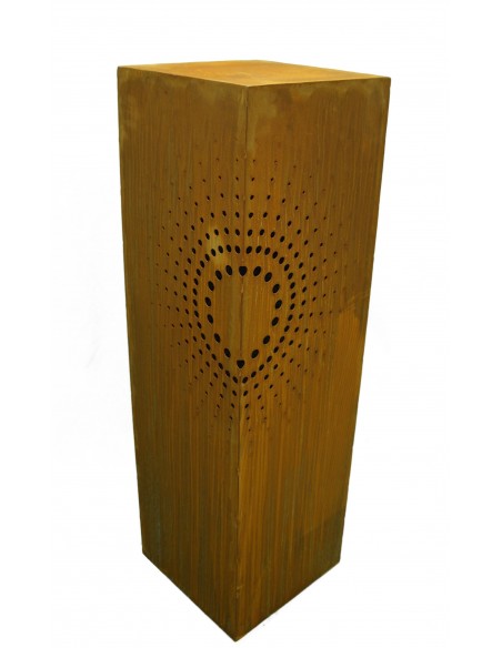 "DOT" Säule, Muster über Eck H100cm, 30x30cm