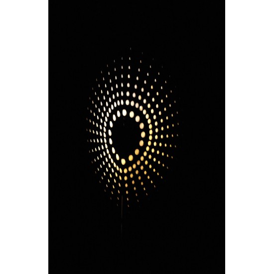 "DOT" Säule, Muster über Eck H100cm, 30x30cm