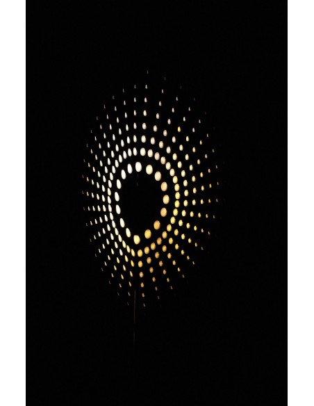 "DOT" Säule, Muster über Eck H100cm, 30x30cm