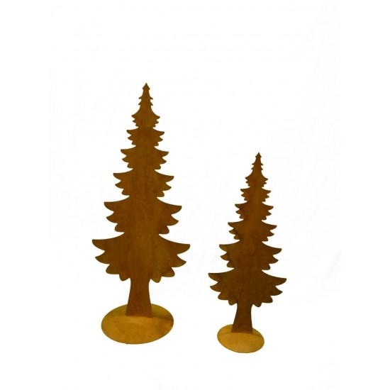 Baum auf Platte 25 x 60 cm