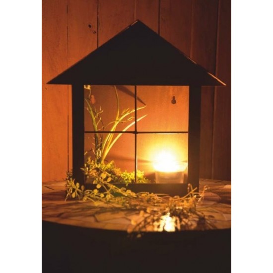 Wand Windlicht "Haus"