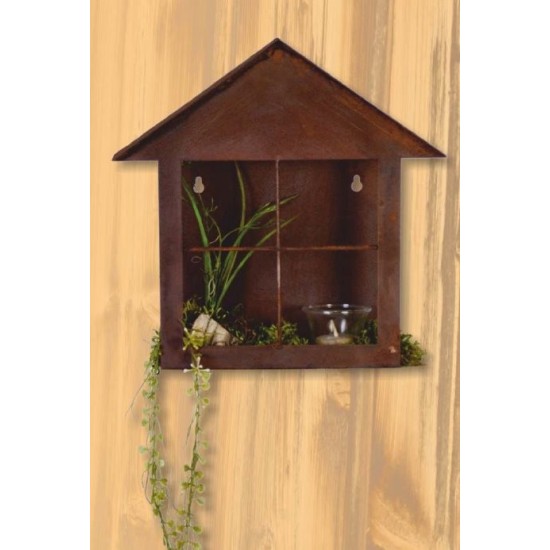 Wand Windlicht "Haus"