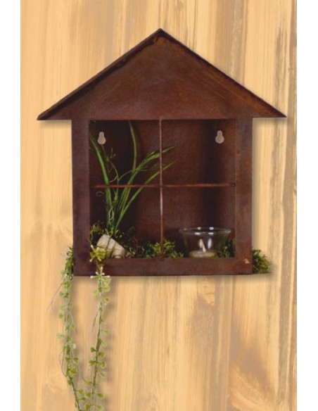 Wand Windlicht "Haus"
