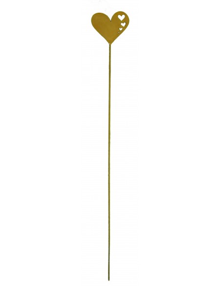 Herzstecker 1 Herz mit Herzauschnitten 1 m lang Herzstecker 1 Herz mit Herzauschnitten 1 m lang