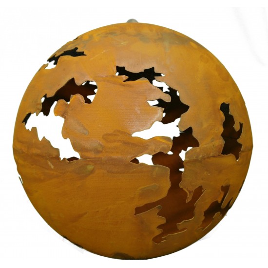 Risskugel mit Platte innen, zum Aufhängen KG d 40cm