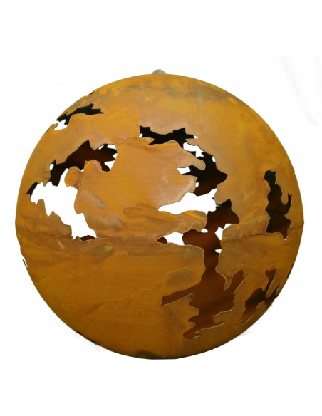 Risskugel mit Platte innen, zum Aufhängen KG d 40cm