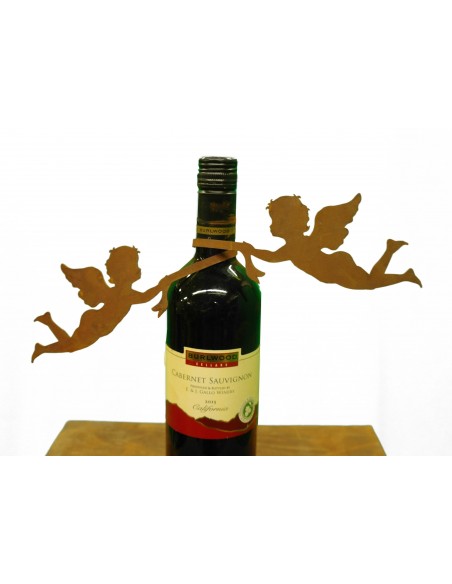 2 Engel zum Wickeln für Weinflasche