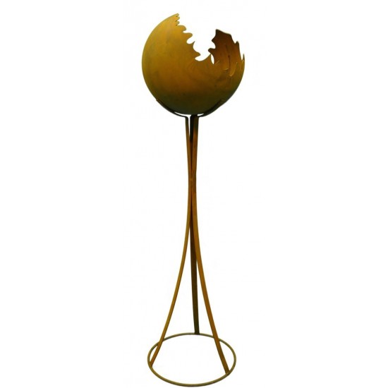 Edelrost Feuerkugel Ø 30 cm inkl. Ständer