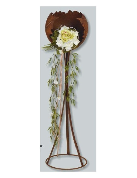 Edelrost Feuerkugel Ø 30 cm inkl. Ständer