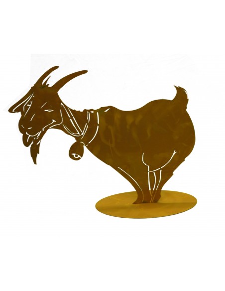 lustige Rost Ziege mit Glocke