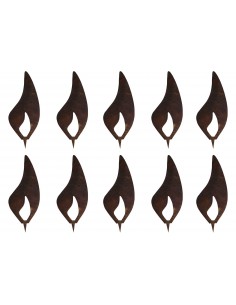 10er Set Flammen 10 cm