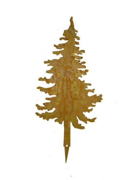 Edelrost TannenStecker Set 5 Bäume 20 bis 25cm Miniwald