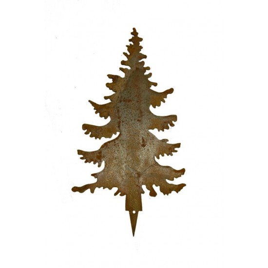 Edelrost TannenStecker Set 5 Bäume 20 bis 25cm Miniwald