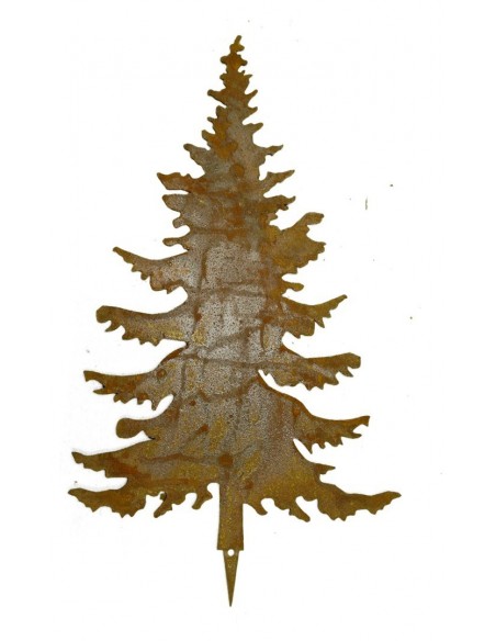 Edelrost TannenStecker Set 5 Bäume 20 bis 25cm Miniwald