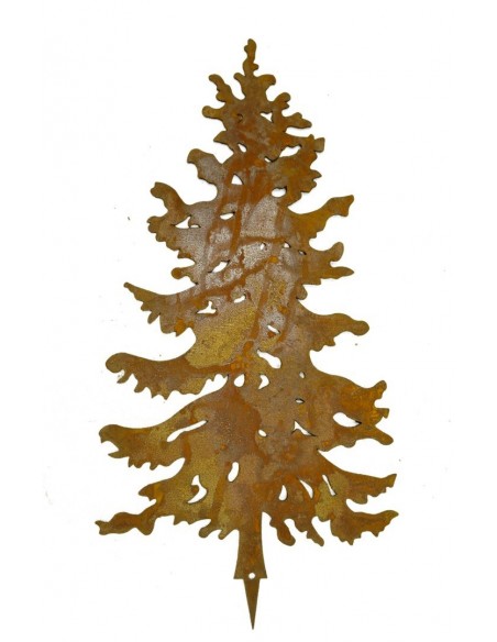 Edelrost TannenStecker Set 5 Bäume 20 bis 25cm Miniwald