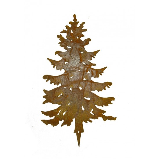 Edelrost TannenStecker Set 5 Bäume 20 bis 25cm Miniwald