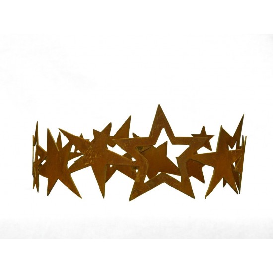 Edelrost Sternenring Ø 40 cm zum dekorieren