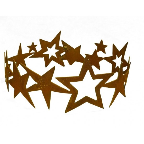 Edelrost Sternenring Ø 40 cm zum dekorieren