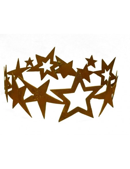 Edelrost Sternenring Ø 40 cm zum dekorieren
