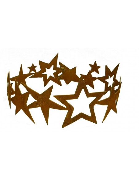 Edelrost Sternenring Ø 40 cm zum dekorieren
