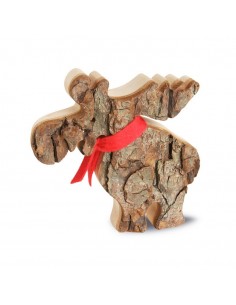 Rindenelch mit Schal Gr. 5 B: 16 x H: 18 cm