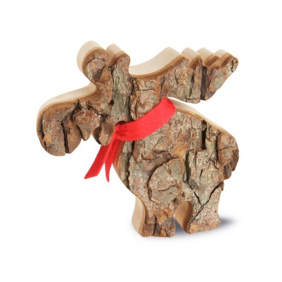 Rindenelch mit Schal Gr. 5 B: 16 x H: 18 cm