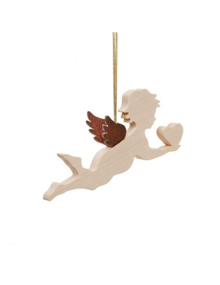 Anh. Ahornengel mit Stahlflügeln Typ 2 (fliegend mit Herz) B: ca. 8 cm