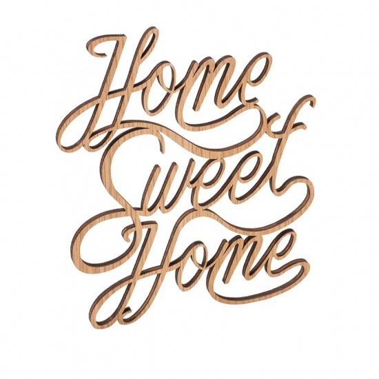 Dekoschriftzug "Home Sweet Home" 20 x 23 cm