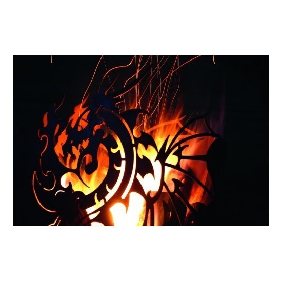Feuerkorb Drache rechteckig