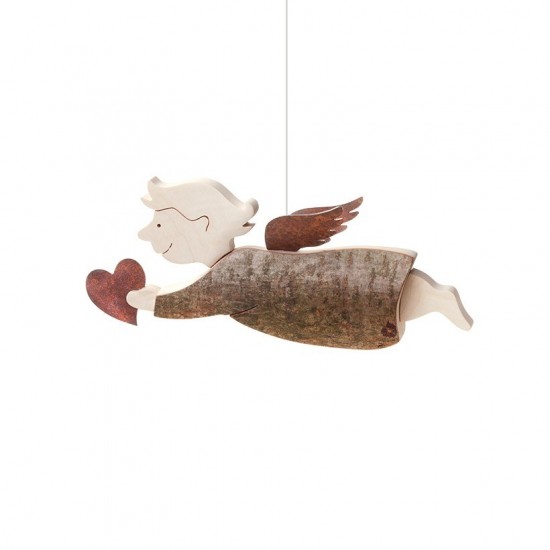 Himmelsbote Angela Gr. 3 (beidseitig Rinde) L: 20 cm
