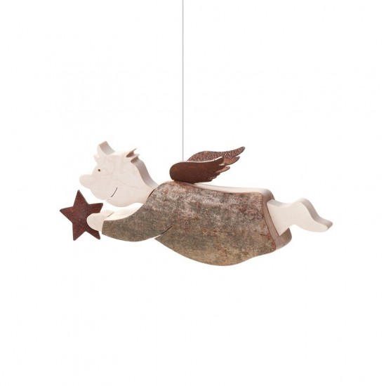 Himmelsbote Angelo Gr. 3 (beidseitig Rinde) L: 20 cm