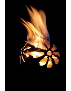 Feuerblume Ø 13 cm - Gartenfackel für Brenngel oder... 2