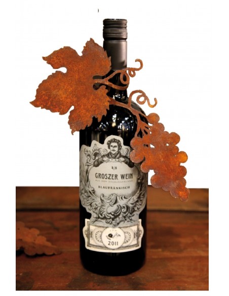 Weinranke mit Trauben zum Wickeln Läge ungebogen 29cm Weinranke mit Trauben zum Wickeln Läge ungebogen 29cm