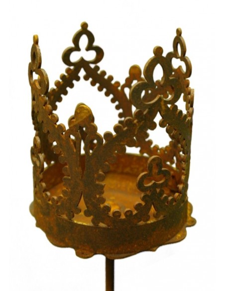 "Crown" Krönchen zum Stecken d 9cm, h 10cm, Stab 80cm