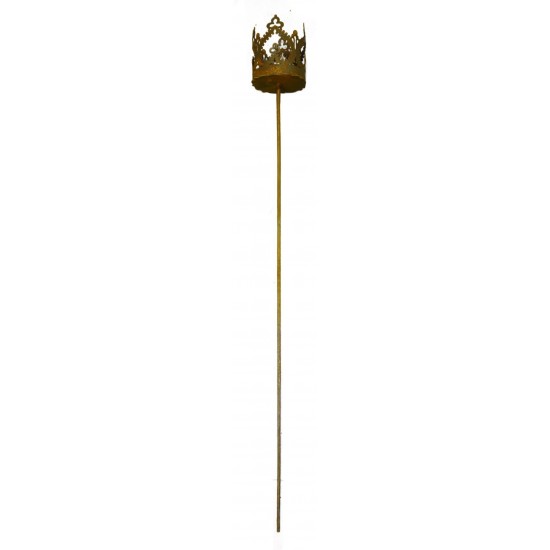 "Crown" Krönchen zum Stecken d 9cm, h 10cm, Stab 80cm