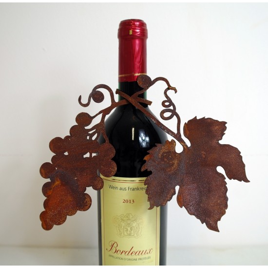 Weinranke mit Trauben zum Wickeln Läge ungebogen 29cm