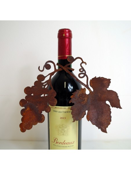 Weinranke mit Trauben zum Wickeln Läge ungebogen 29cm Weinranke mit Trauben zum Wickeln Läge ungebogen 29cm