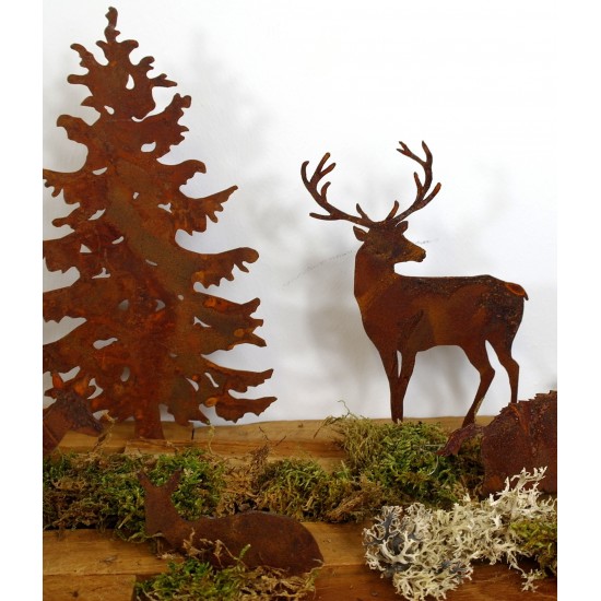 Hirschstecker mini H1 - nach hinten schauend 