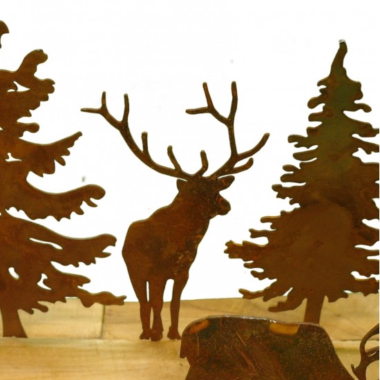 Hirschstecker mini 3 - Halbprofil