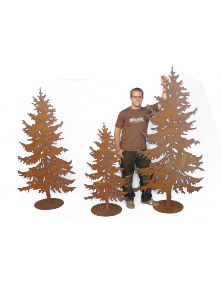 Tanne 125 cm hoch mit Stab Steckverbindung