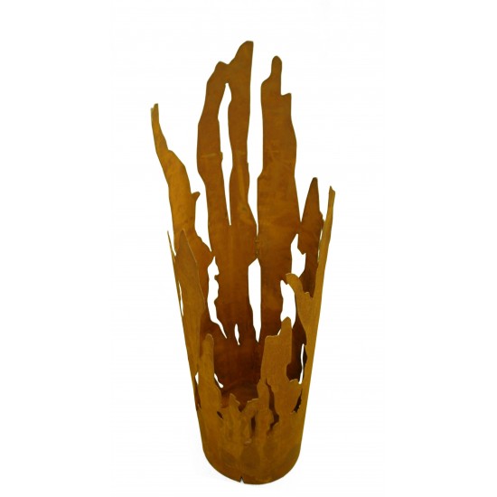 "Treibholzsäule" Säule mit tief eingesetztem Boden